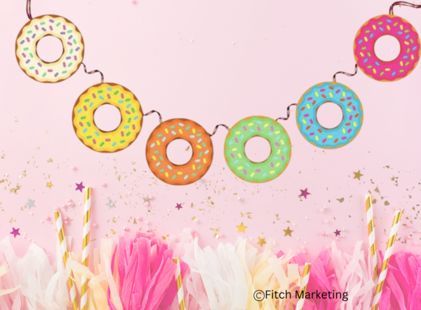 Donut Party Printable Banner - Image 4