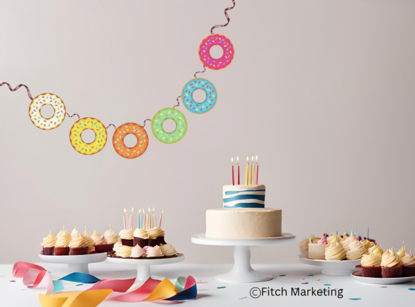 Donut Party Printable Banner