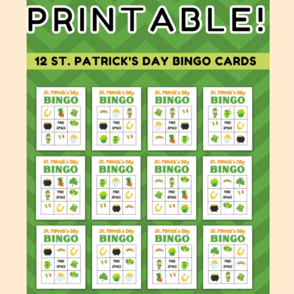 St. Patrick’s Day Bingo – Fun & Festive Digital Download for All Ages