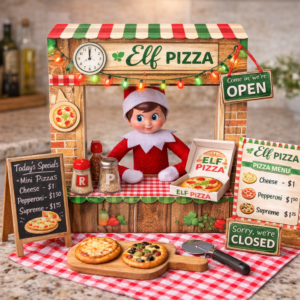 Elf On The Shelf Pizza Parlor
