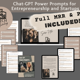 Chat-GPT Power Prompts for  Entrepreneurship and Startups