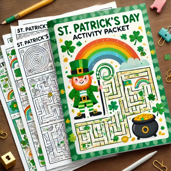 St. Patrick’s Day Maze Packet – 21 Fun-Filled Mazes for Kids! 🍀 - Image 5