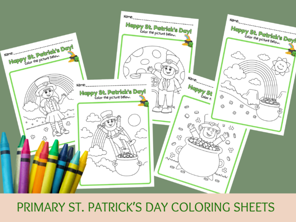 St. Patrick’s Day Coloring Pages for Kids – Fun & Festive Printable Activity! ☘️🎨