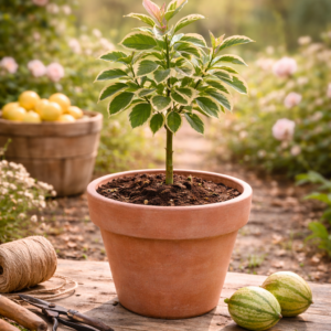 Pink Variegated Lemon Tree 1–2 Ft | Grafted
