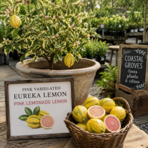 PINK VARIEGATED LEMON TREES